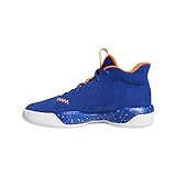 adidas Unisex-Kid's Pro Next Basketball Shoe, Blue/Active Gold/White, 5 M US Big Kid