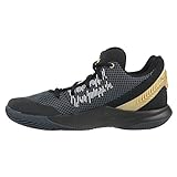 Nike Men's Basketball Shoes, Black/Metallic Gold/Anthracite, 12 UK