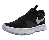Nike PG4 Basketball Shoes, Black/White-lt, 10.5