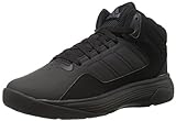 adidas NEO Men's Cloudfoam Ilation Mid Basketball Shoe, Black/Black/Onix, 7 M US