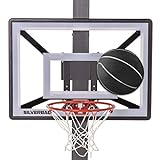 Silverback Junior Youth 33' Basketball Hoop with Lock ‘n Rock Mounting Technology Mounts to Round and Vertical Poles, Black (B8410W)