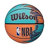 WILSON NBA DRV Pro Streak Outdoor Basketball - Size 7-29.5', Blue/Orange