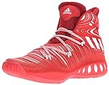 adidas Men's Crazy Explosive Basketball Shoes, Scarlet/White/University Red, (7 M US)