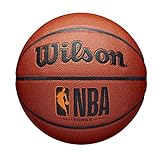 WILSON NBA Forge Series Indoor/Outdoor Basketball - Forge, Brown, Size 7 - 29.5'