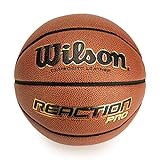 WILSON Men's Reaction Pro Basketball, Brown, 7
