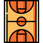 Half-court basketball