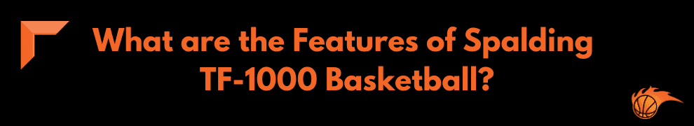 What are the Features of Spalding TF-1000 Basketball