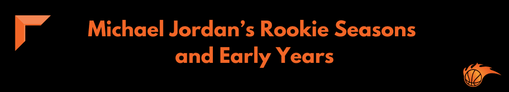 michael jordan as a rookie